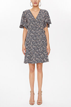 Lacivert Anvelop mini elbise 93225 | 40