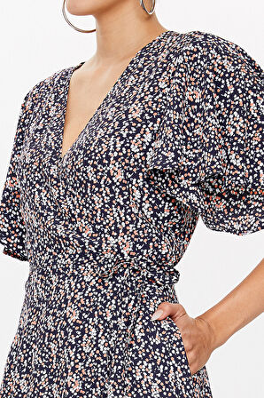 Lacivert Anvelop mini elbise 93225 | 40