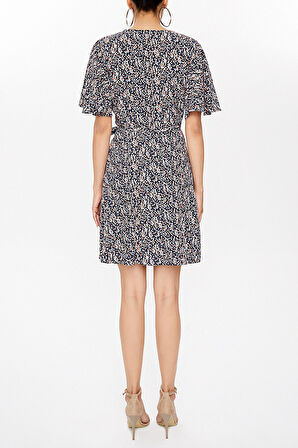 Lacivert Anvelop mini elbise 93225 | 40