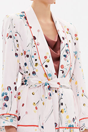 Sarı Kemerli blazer ceket 61119 | 46