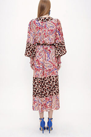 Desenli Desenli elbise 93840 | 38