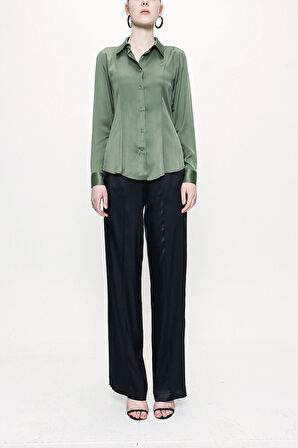 Haki Dar kesim gömlek 10760 | S