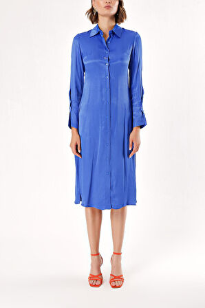 Saks Gömlek elbise 93765 | S
