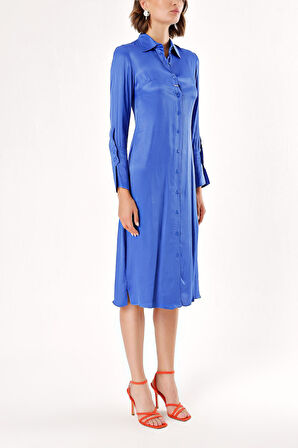 Saks Gömlek elbise 93765 | S