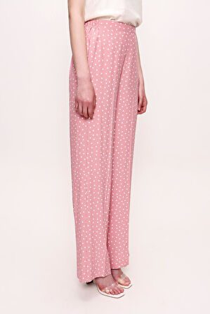 Somon Beli lastikli bol kesim pantolon 41609 | L