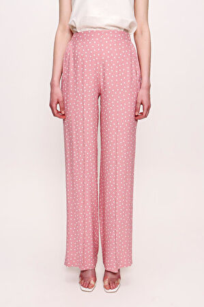 Somon Beli lastikli bol kesim pantolon 41609 | M