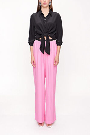 Pembe Lastikli pantolon 41615 | S