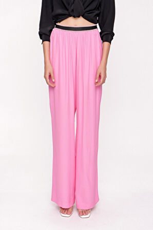 Pembe Lastikli pantolon 41615 | S