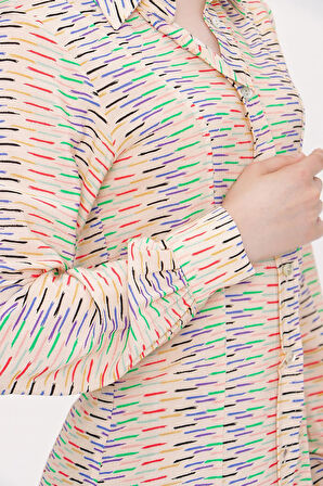 Bej Dar kesim gömlek 10811 | L