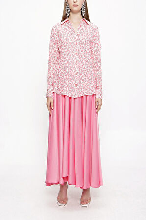 Pembe Bol kesim gömlek 10814 | S
