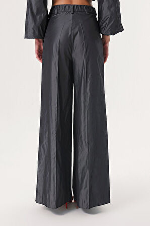 Antrasit Beli lastikli bol kesim pantolon 41629 | L