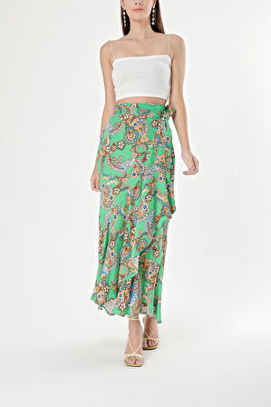 Yeşil Anvelop kapama etek 81249 | M