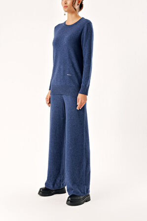 Lacivert Triko pantolon ve kazak suit 28859 | M