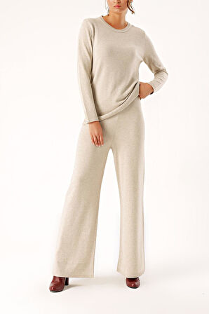 Taş Triko pantolon ve kazak suit 28859 | M