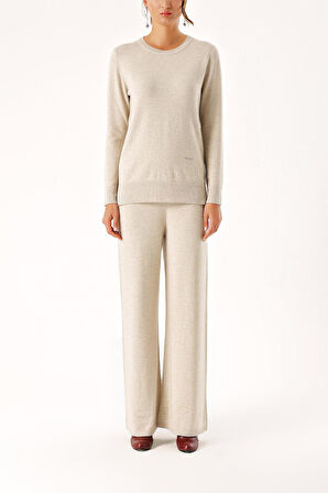 Taş Triko pantolon ve kazak suit 28859 | M