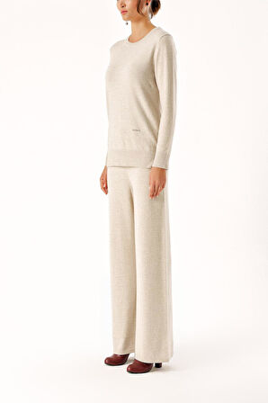 Taş Triko pantolon ve kazak suit 28859 | M