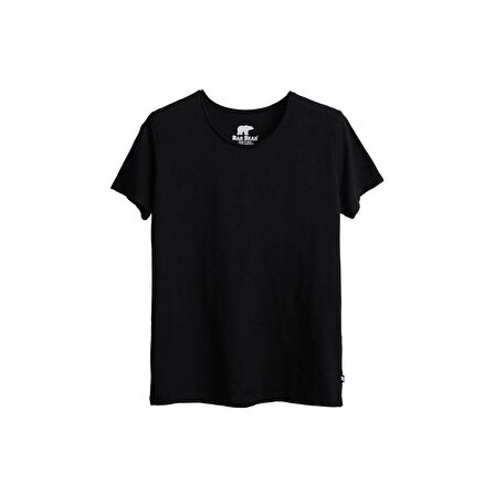 Bad Bear V-Neck T-Shirt Siyah Basic Erkek Tişört