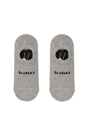 Core Tendo Gri Melanj Unisex Kısa Çorap
