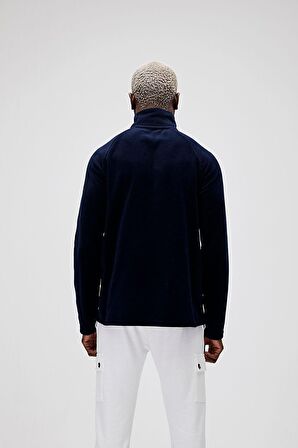 Bad Bear Lacivert Erkek Polar Sweatshırt 19.02.21.006HUSKY HALF-ZIP