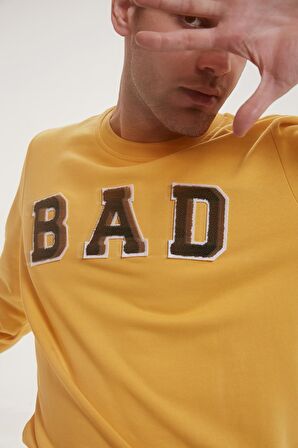 BAD BEAR ERKEK O YAKA SWEATSHIRT 19.02.12.003 BAD CONVEX  HARDAL-L