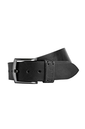 Bad Bear Erkek Siyah Kemer Western Belt