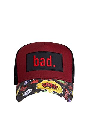 Boom Cap Bordo Unisex Şapka