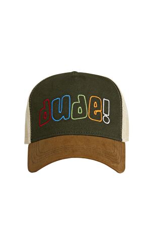 Dude Cap Haki Yeşil Unisex Şapka