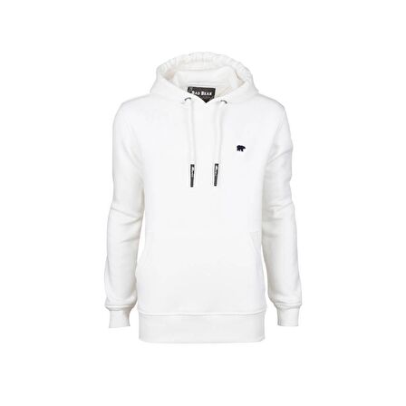 Simple Hoodie Off-White Beyaz Erkek Kapüşonlu Sweatshirt