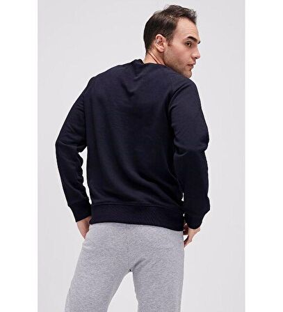 Bad Bear Erkek Baskılı Sweatshirt 20.02.12.011 LACİVERT-L