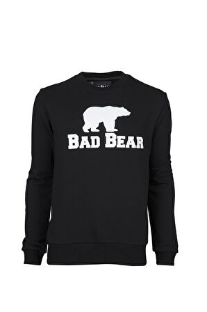 Bad Bear Erkek Baskılı Sweatshirt 20.02.12.011 SİYAH-L