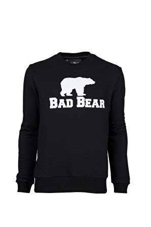 Bad Bear Erkek Baskılı Sweatshirt 20.02.12.011 SİYAH-L