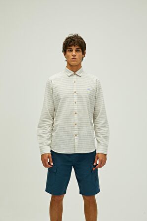 Marshall Shirt Mavi Erkek Gömlek