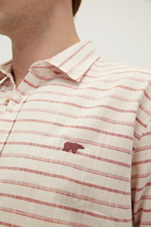 Marshall Shirt Crimson Red Kırmızı Erkek Gömlek