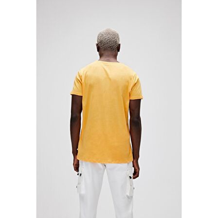 Bear Tee KS T-Shirt Hardal Logo Baskılı King Size Erkek Tişört 