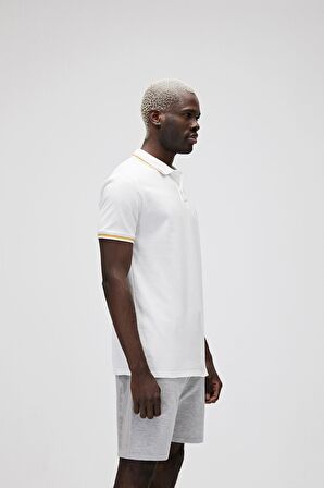 Groove Off-White Beyaz Polo Yaka Erkek T-Shirt