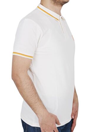 Groove Off-White Beyaz Polo Yaka Erkek T-Shirt