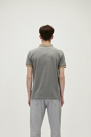 Groove Koyu Gri Polo Yaka Erkek T-Shirt