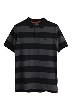 Bad Bear Erkek Siyah Polo Yaka Tişört Horızon Polo