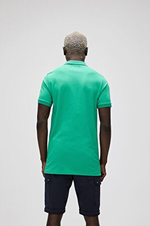 Pure Yeşil Polo Yaka Erkek T-Shirt