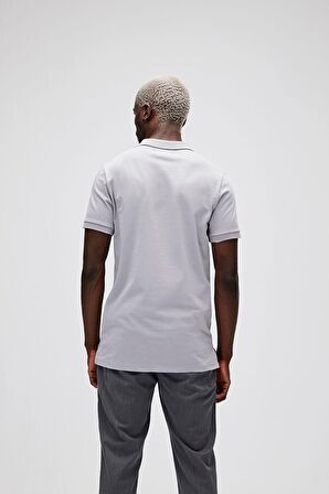 Pure Duman Gri Polo Yaka Erkek T-Shirt