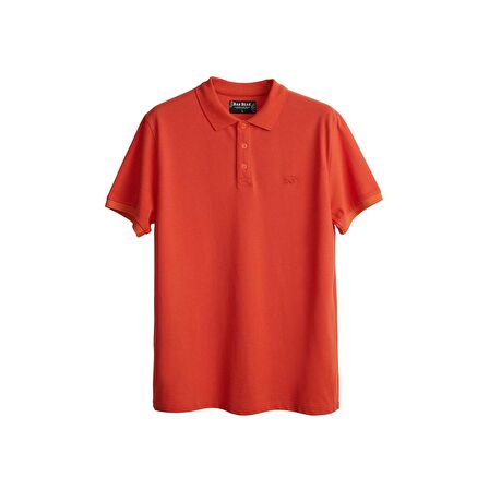 Stark Turuncu Polo Yaka Erkek T-Shirt