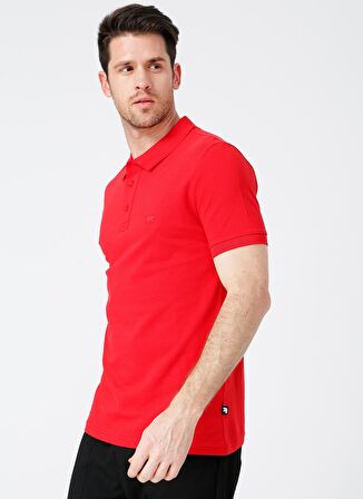 Stark Crimson Red Kırmızı Polo Yaka Erkek T-Shirt