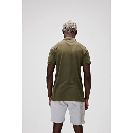 Stark Haki Yeşil Polo Yaka Erkek T-Shirt