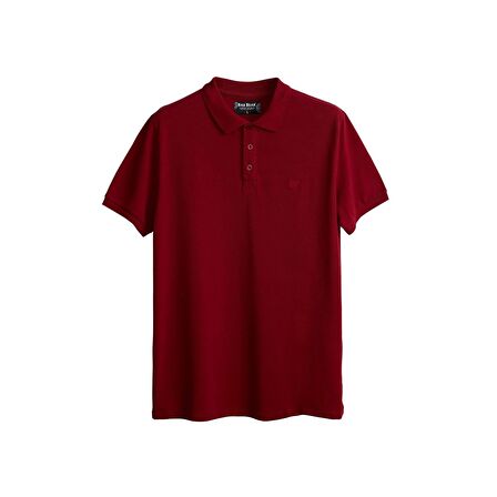 Stark KS Bordo Polo Yaka King Size Erkek T-Shirt