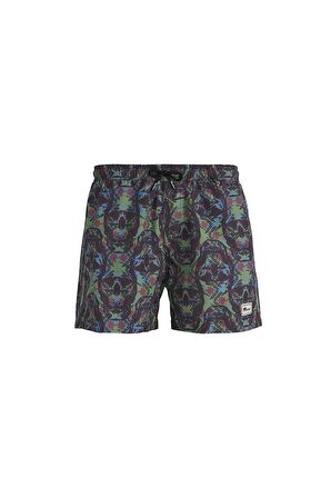 Bad Bear Erkek Mor Şort Skullex Swımshort