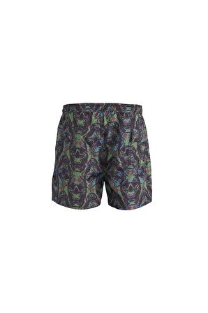 Bad Bear Erkek Mor Şort Skullex Swımshort