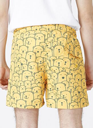 Whacabear Deniz Şortu Hardal Erkek Şort Mayo