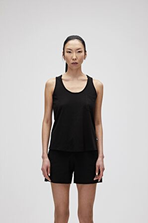 Barbara Tank-Top Siyah Kadın Atlet