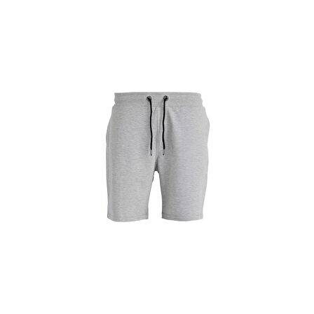 Display SweatShorts Gri Melanj Baskılı Erkek Şort