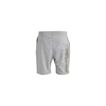 Display SweatShorts Gri Melanj Baskılı Erkek Şort